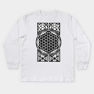 Flower of life Kids Long Sleeve T-Shirt